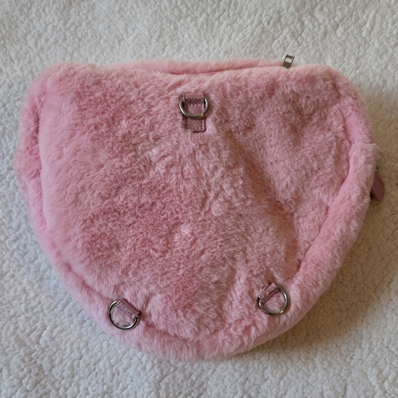 Dolls kill x Carebears lotsa heart hoodie pink backpack - Picture 6 of 8